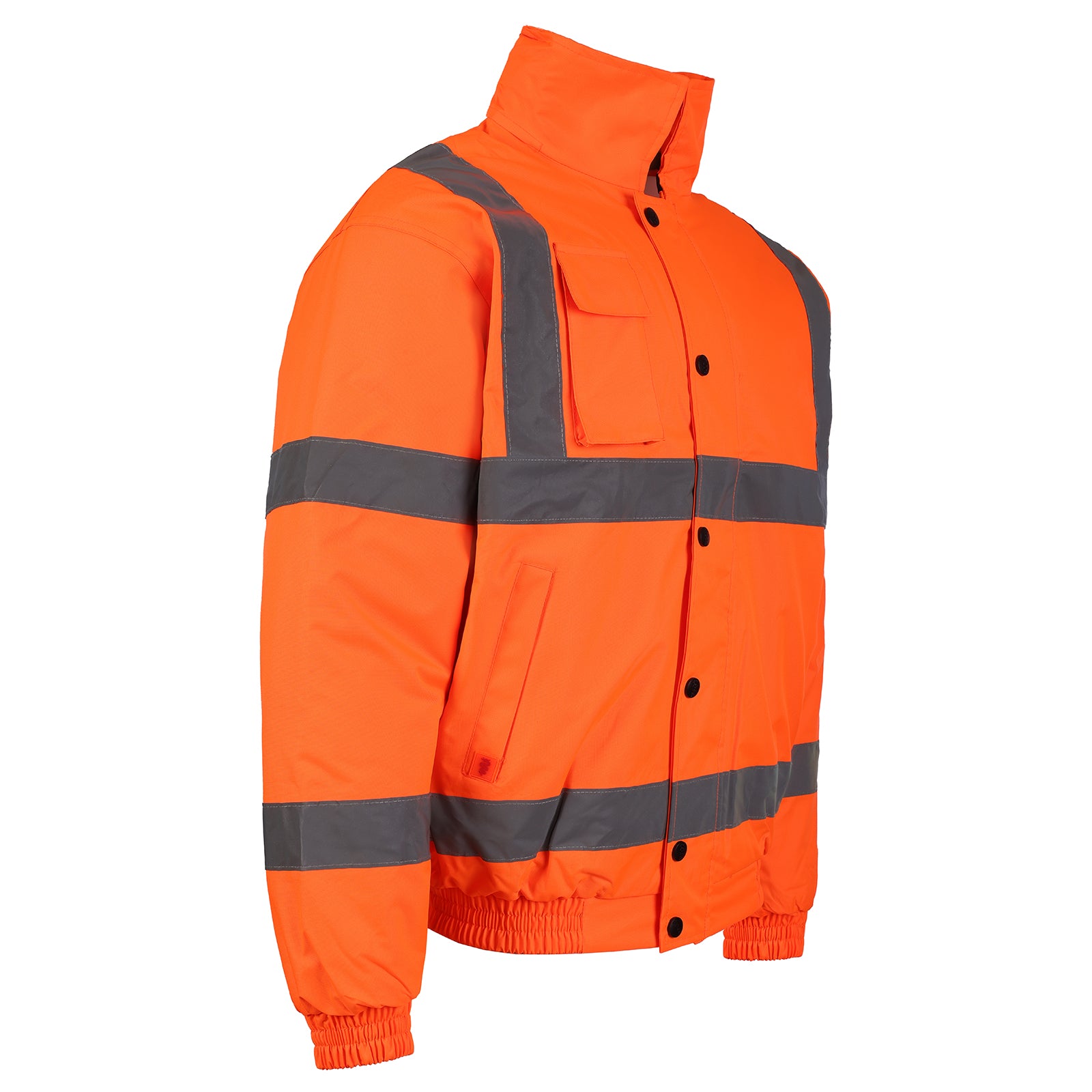 Hi-Vis Bomber Jacket – EN471 Class 3, Waterproof & Quilted Lining