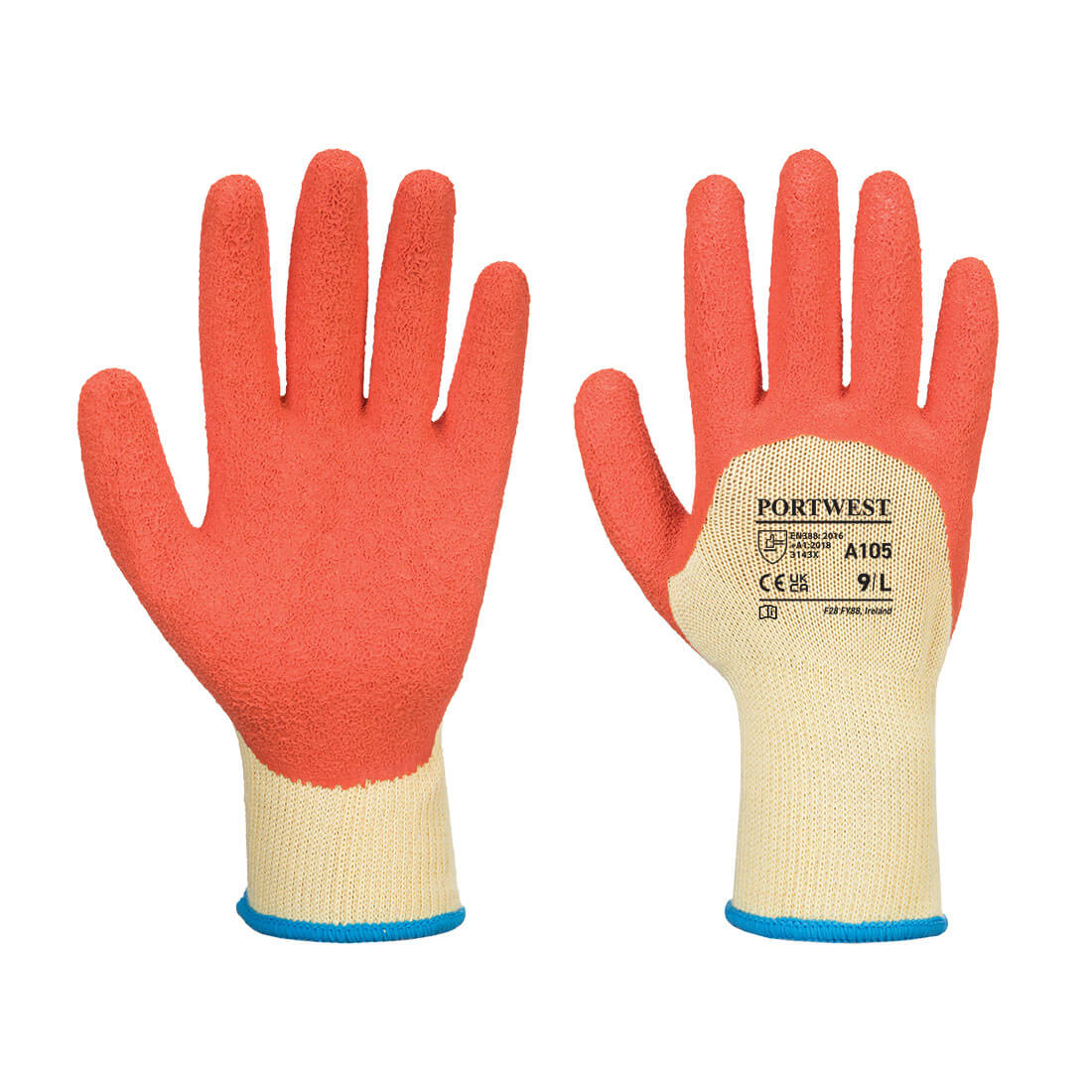 Grip 10 Latex 3/4 Dipped Glove (Pack of 12)