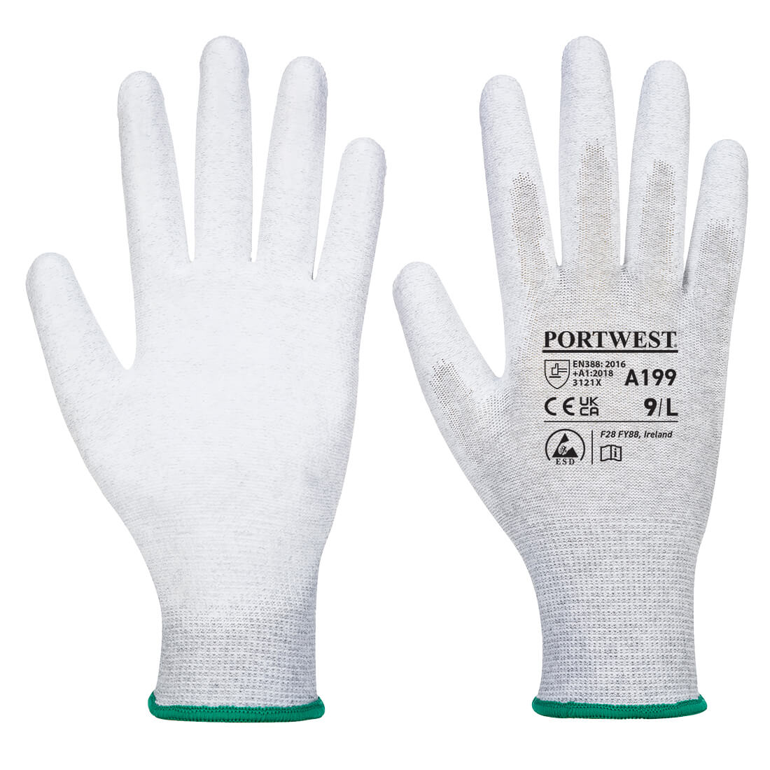 ESD 13 PU Palm Glove (Pack of 12)