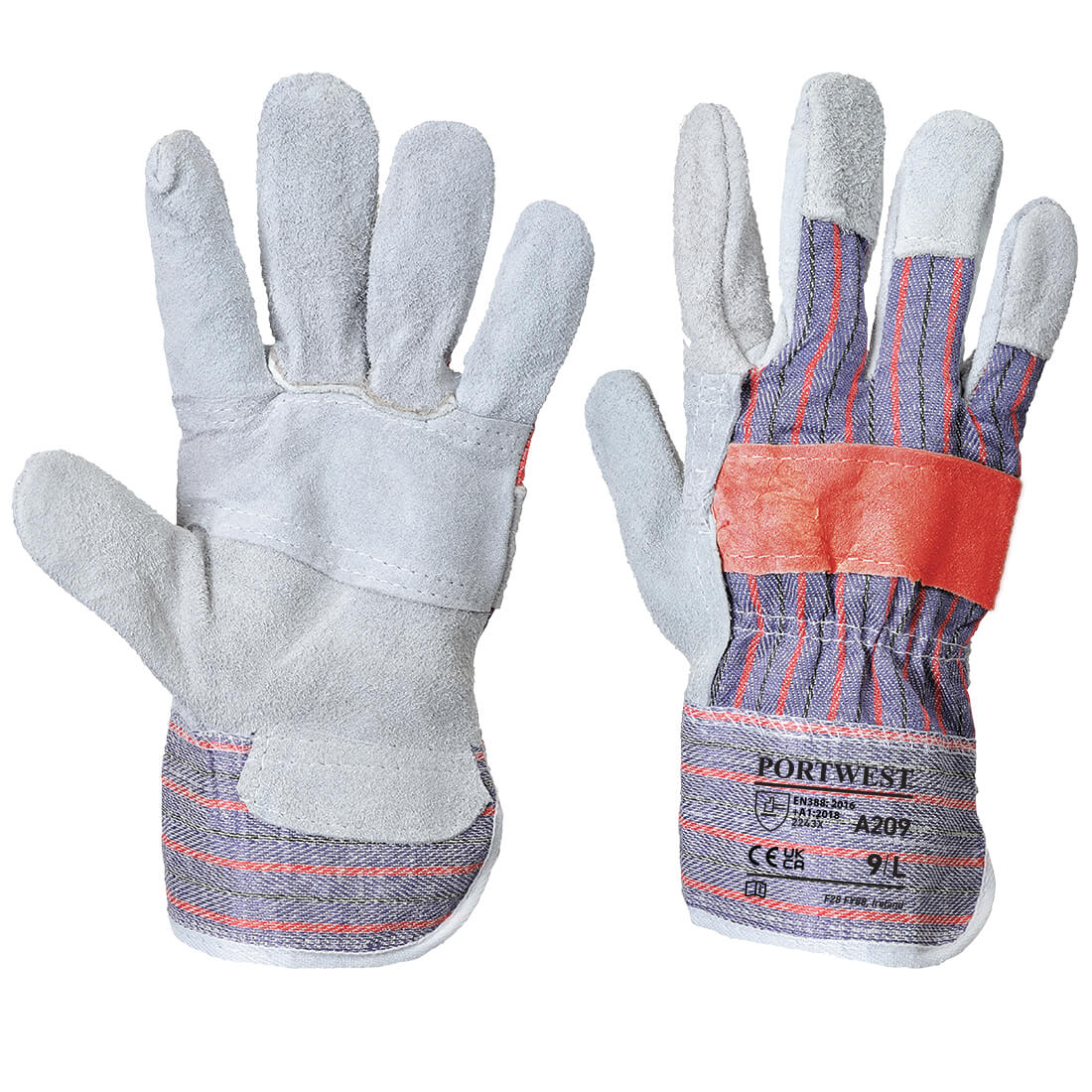 Leather Rigger 300 Cow Split Palm Bar Glove (Pack of 12)