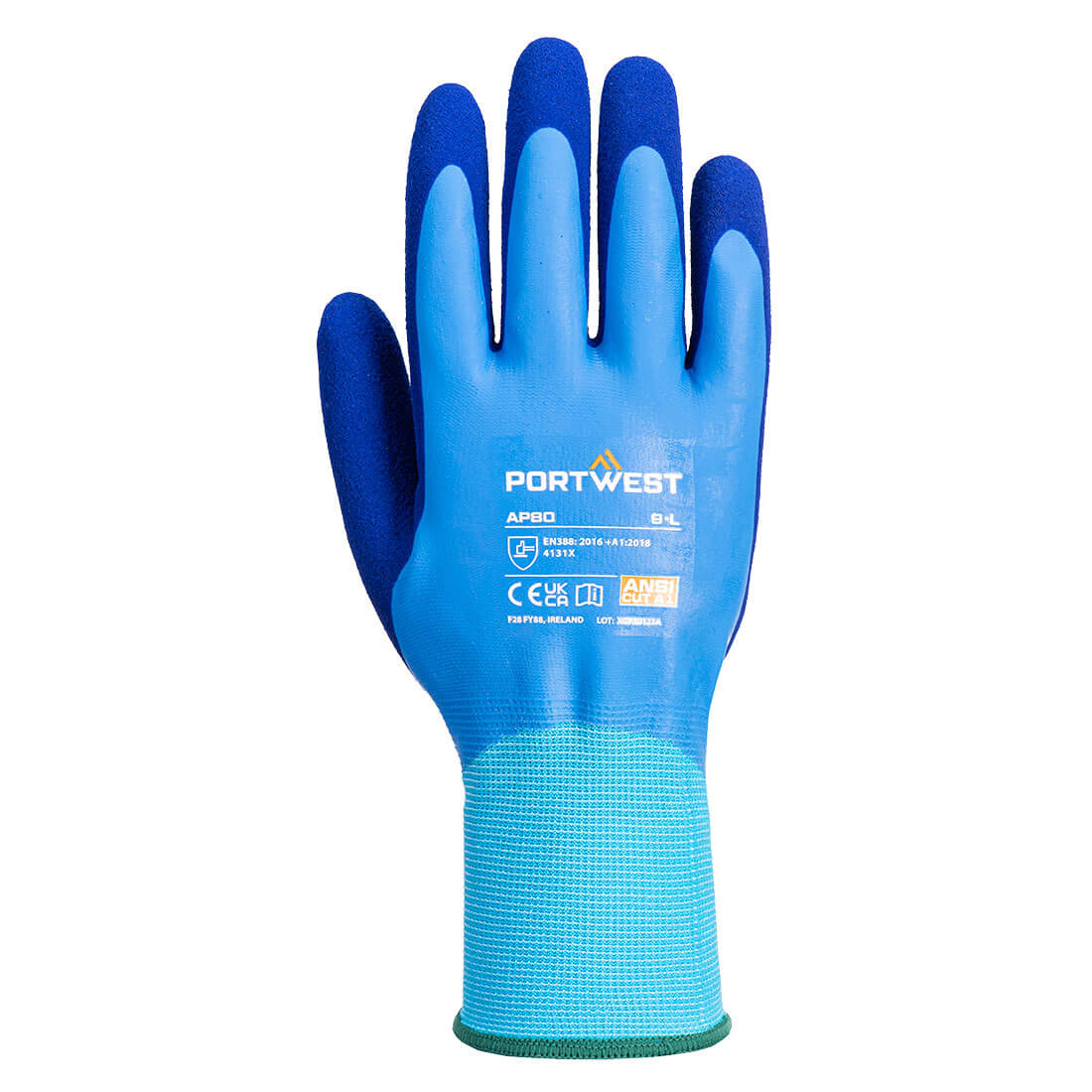 Grip 13 Latex Foam Aqua Glove  (Pack of 12)