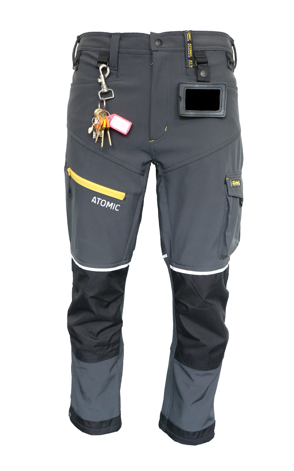 Atomic Workwear Slim Fit Softshell Trousers – Flexible, Durable & Weather-Resistant