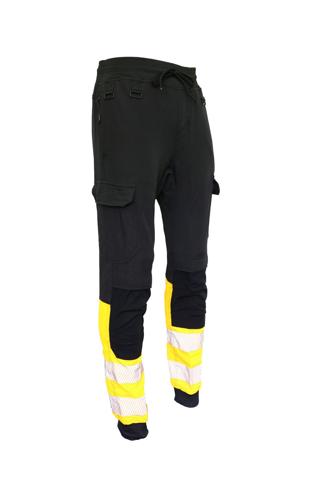 Slim Fit Stretch Hi-Vis Jogger With Knee Pad Pockets