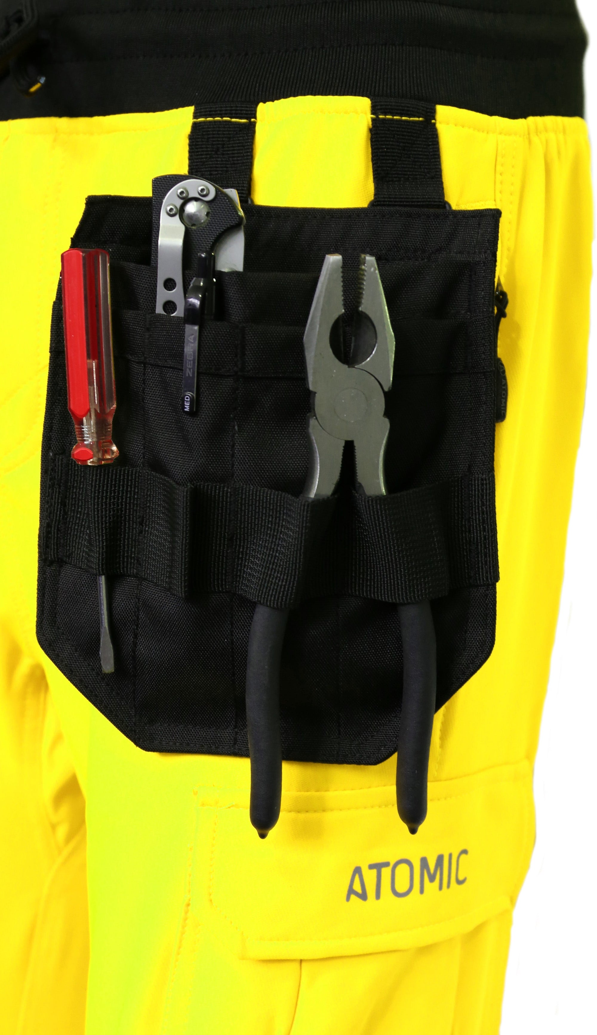 Slim Fit Stretch Hi-Vis Jogger With Knee Pad Pockets