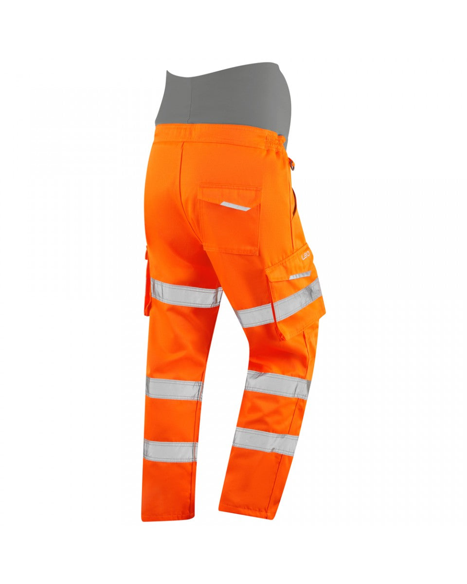 Verity Poly/Cotton Maternity Cargo Trouser