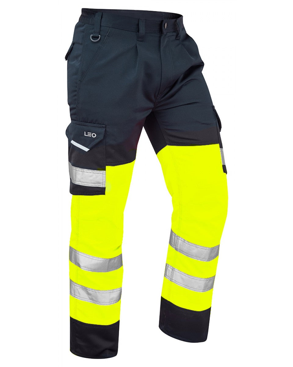 Bideford Yellow Dual Colour Cargo Trouser