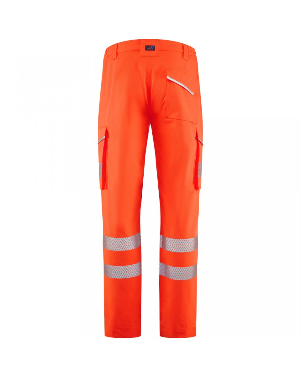 Winsford EcoViz Stretch Cargo Trouser Orange