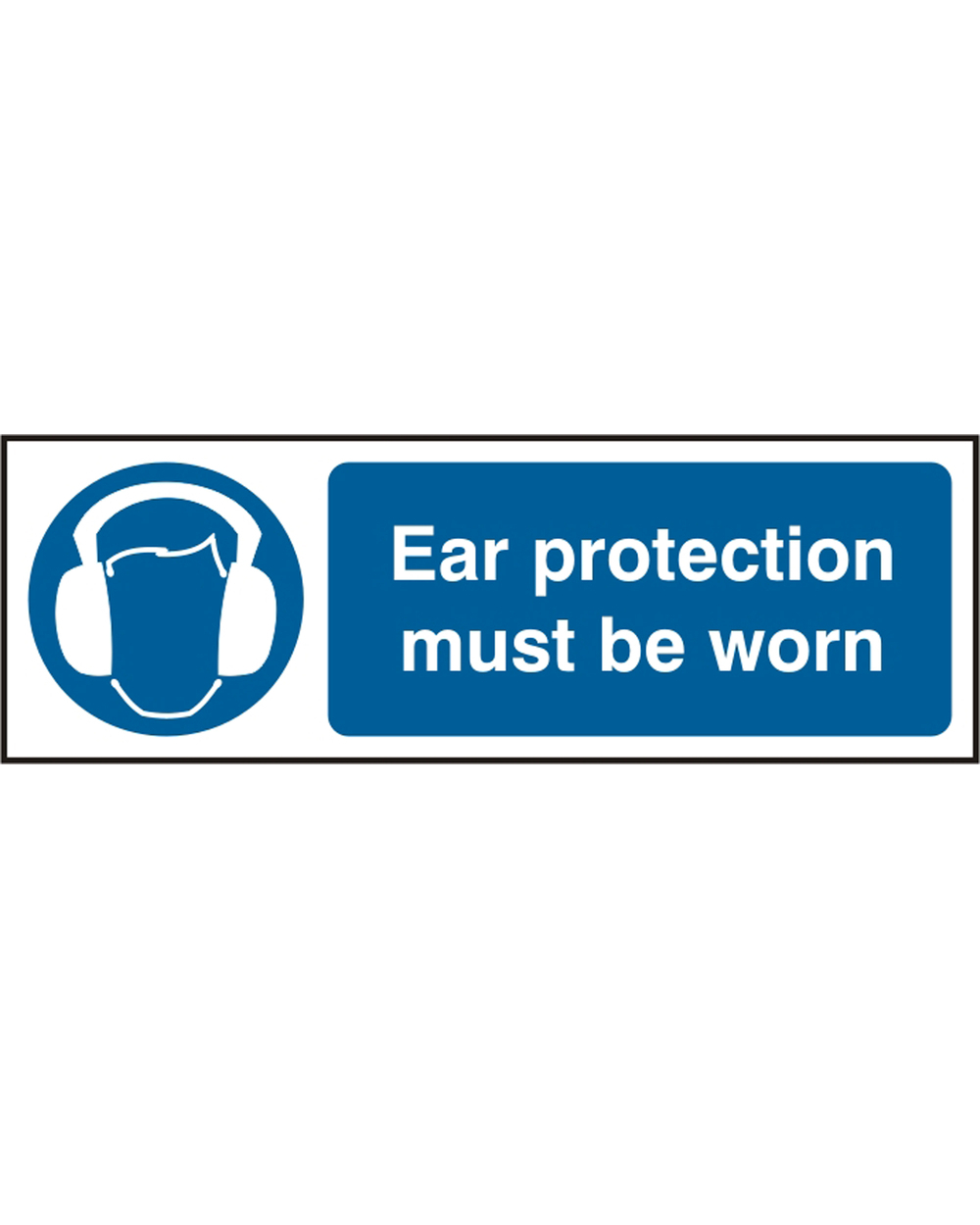 Ear Protection Must Be Worn Sign (Pack Of 5)