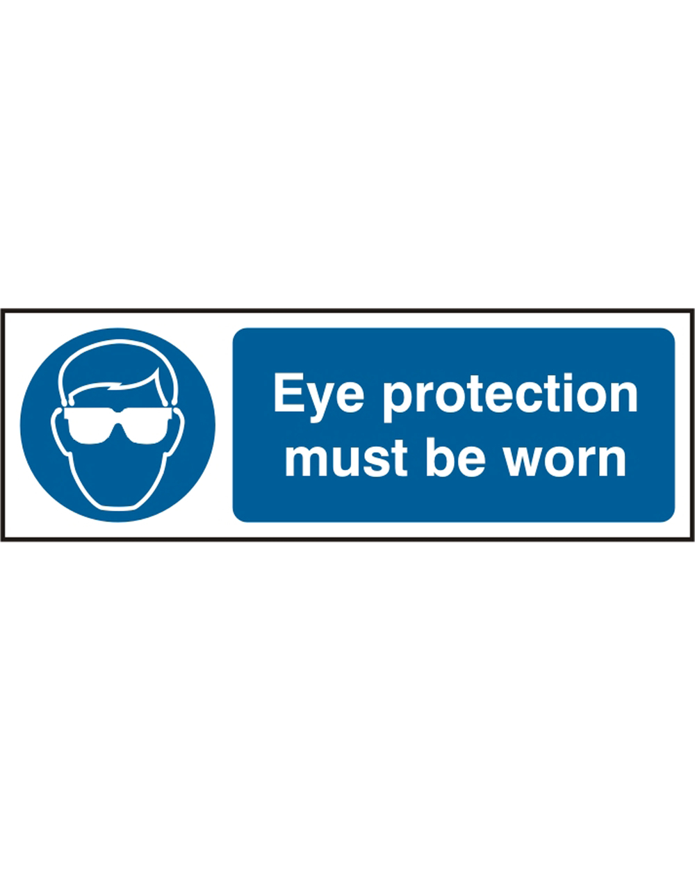 Eye Protection Must Be Worn Sign (Pack Of 5)