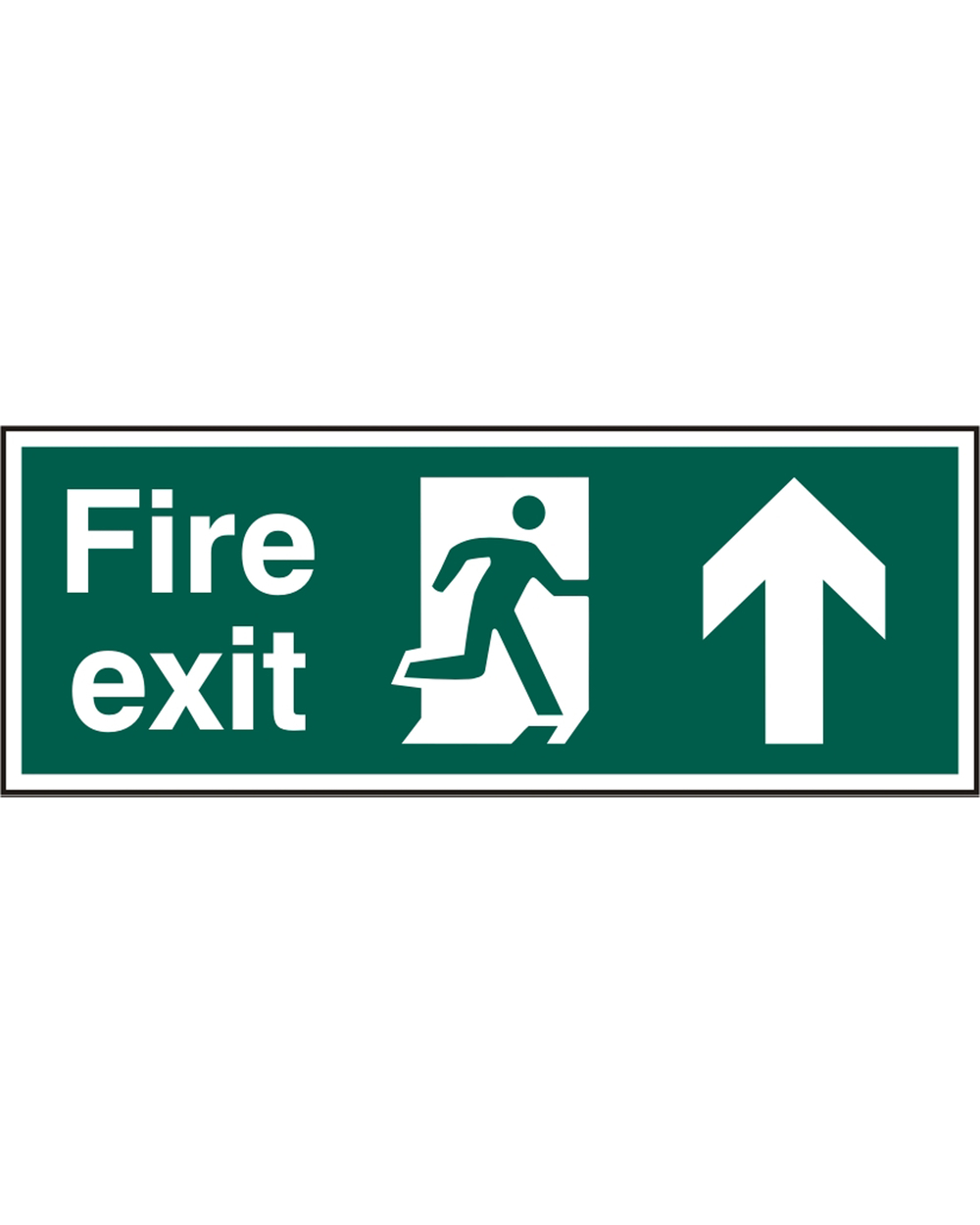 Fire Exit Up Arrow Sign (Pack Of 5)