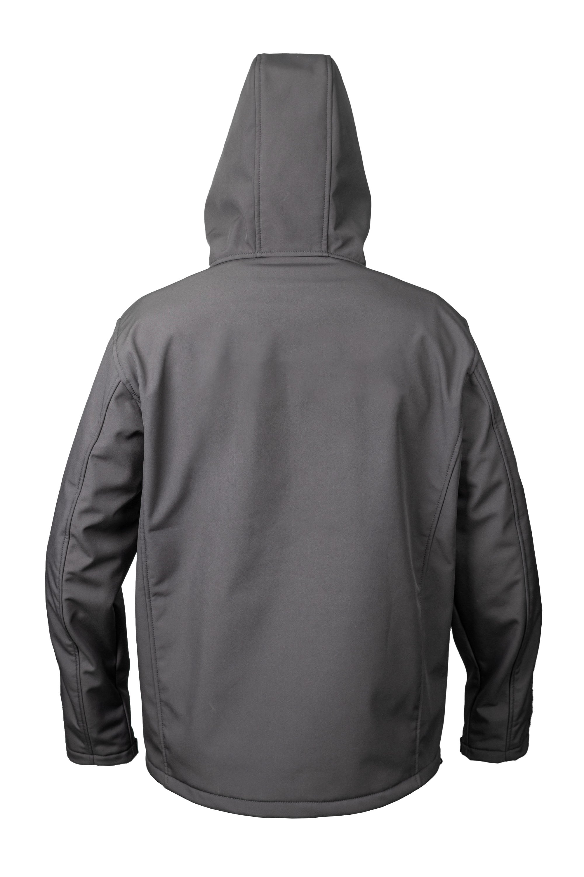 Hybrid Softshell Jacket with Hood (Grey / Black)