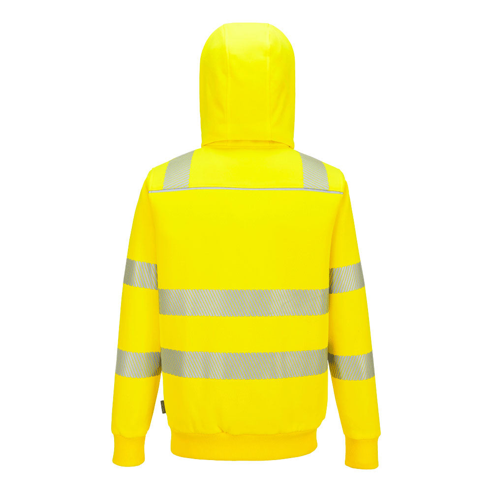 PW321 Hi-Vis Zipped Winter Hoodie