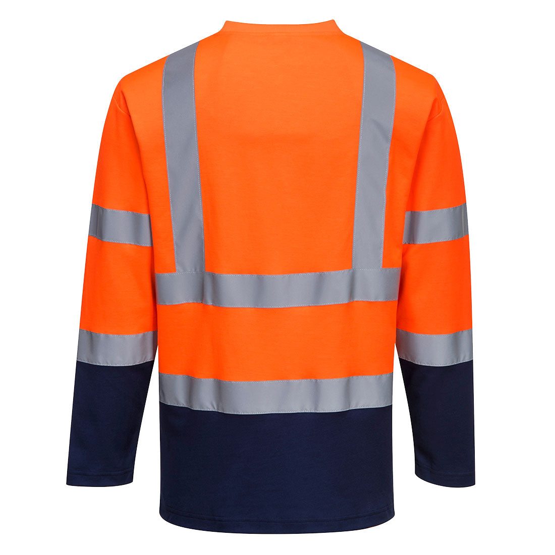 Hi-Vis Cotton Comfort Contrast T-Shirt L/S