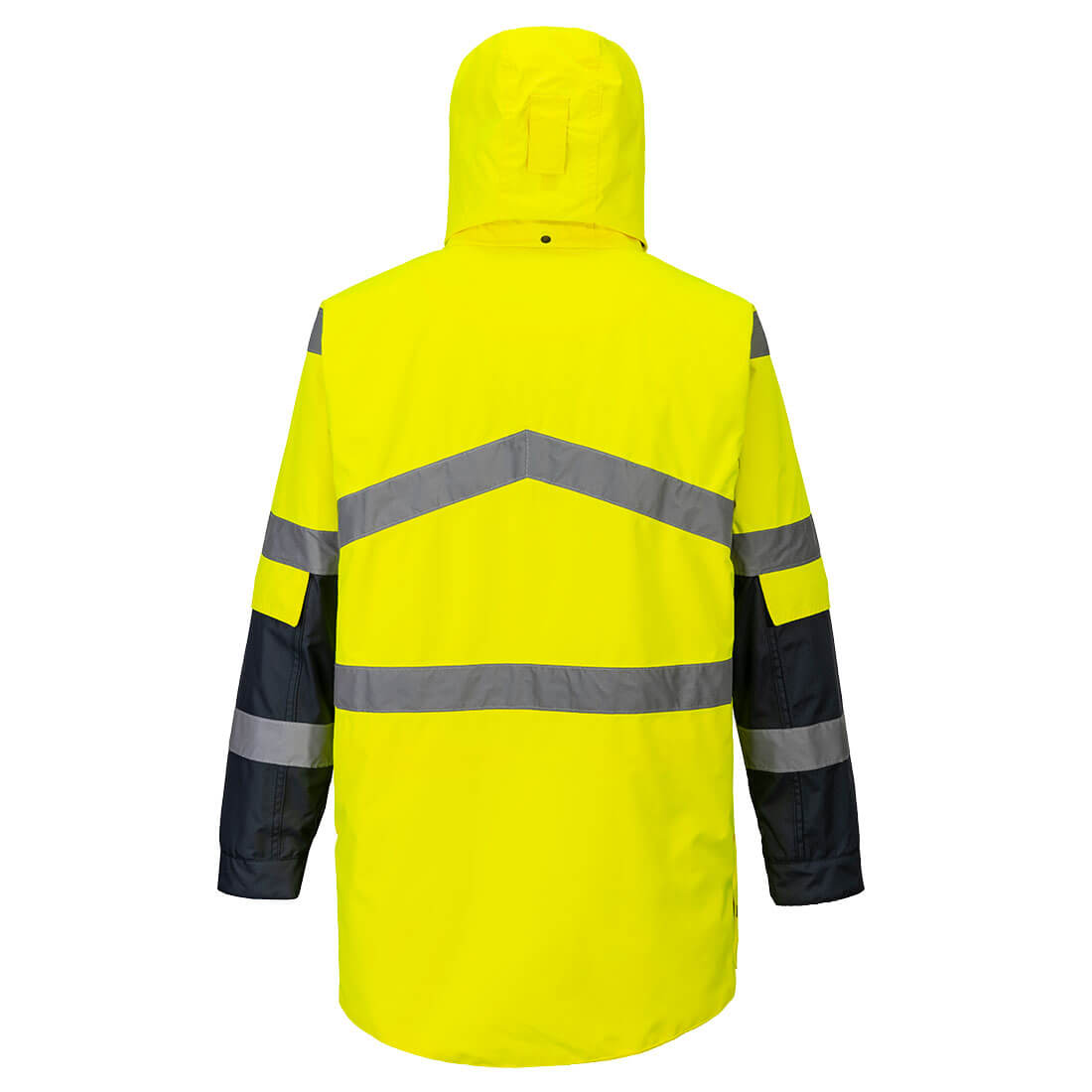Hi-Vis Breathable Contrast Rain Jacket