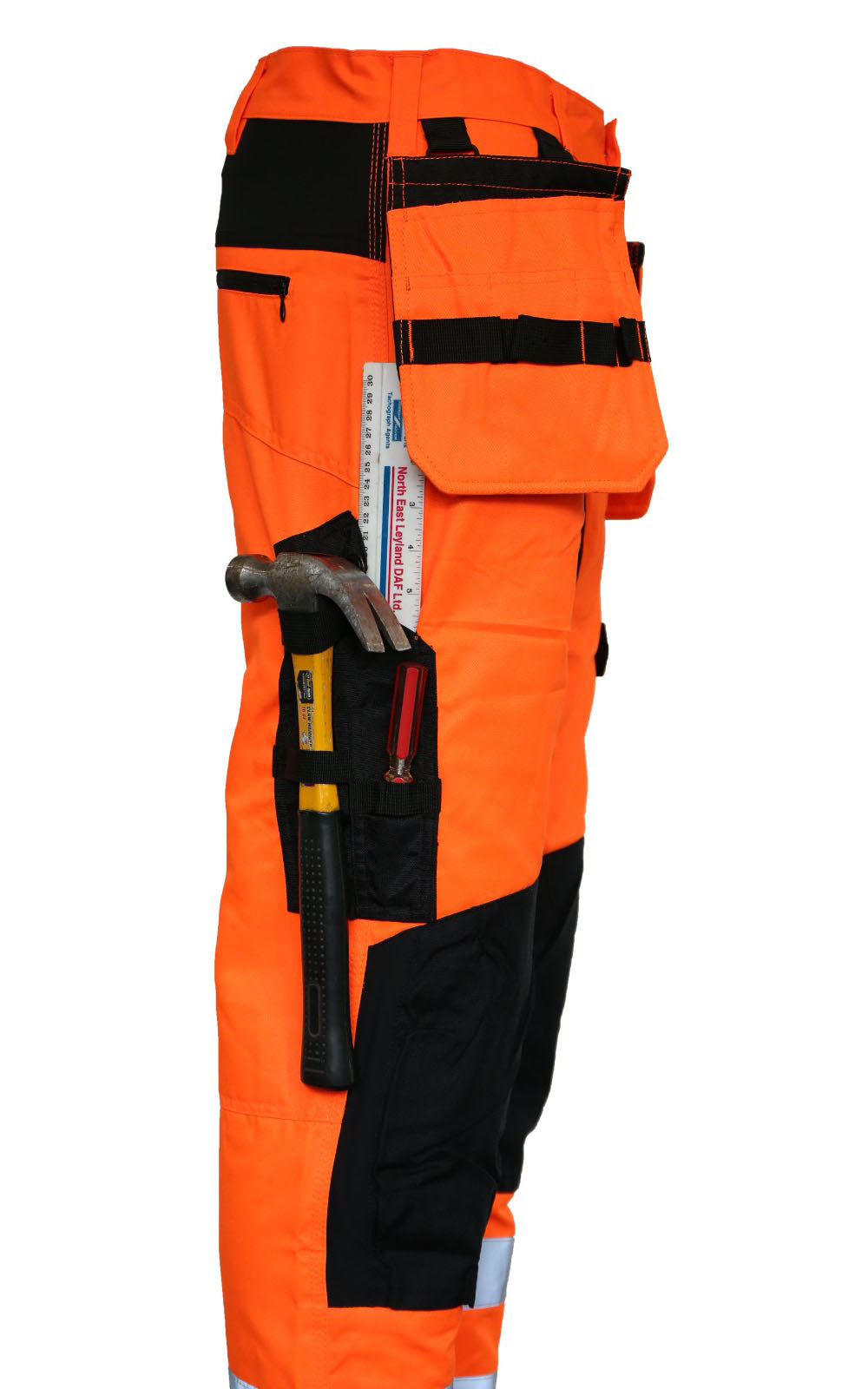 Contrast Slim Fit Stretch Hi-Vis Trouser With Removable Holster Pockets