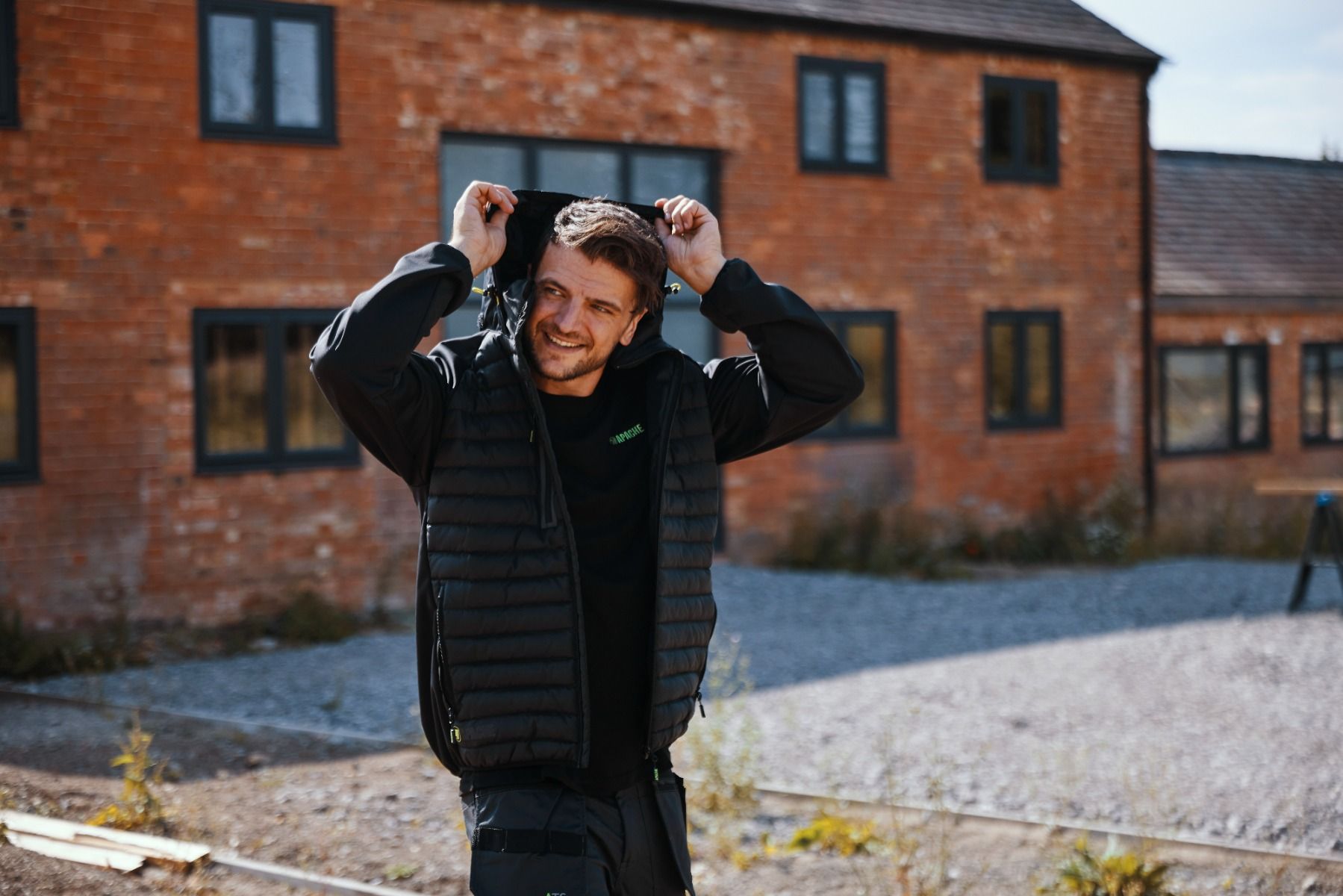 Ashcroft Hybrid Jacket With Foldaway Hood