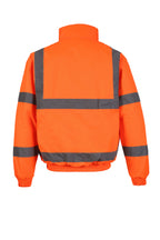 Hi-Vis Bomber Jacket – EN471 Class 3, Waterproof & Quilted Lining