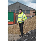 Hi-Vis Bomber Jacket – EN471 Class 3, Waterproof & Quilted Lining