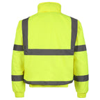 Hi-Vis Bomber Jacket – EN471 Class 3, Waterproof & Quilted Lining