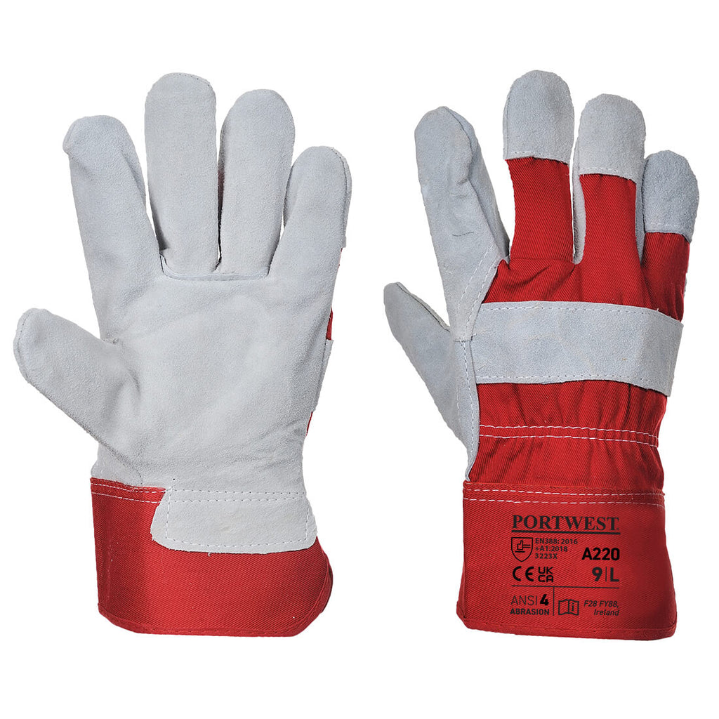 Leather Rigger 130 Cow Split Glove (Pack of 12)