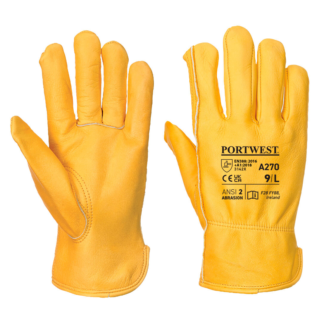 Leather Driver 100 Cow Grain Glove