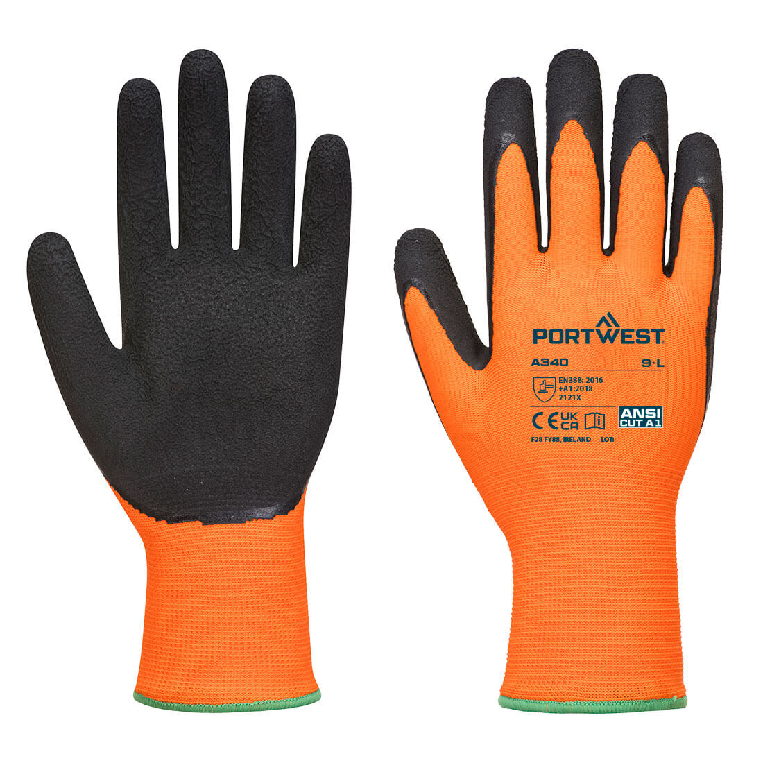 Grip 13 Latex Foam Hi-Vis Glove (Pack of 12)