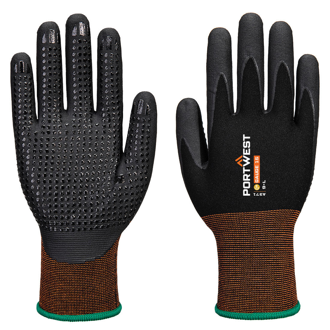 GP Grip 15 Nitrile Micro Foam Dotted Glove (Pack of 12)