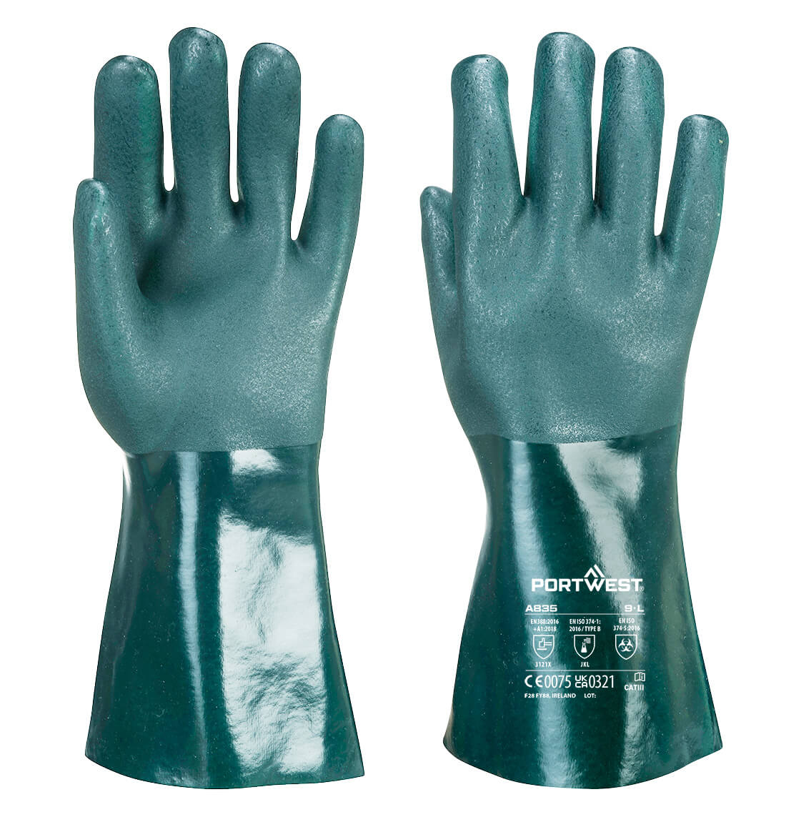 Chem 350 PVC Double Dipped Gauntlet