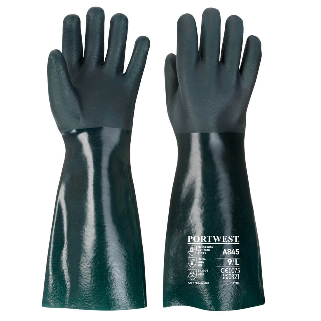Chem 450 PVC Double Dipped Gauntlet
