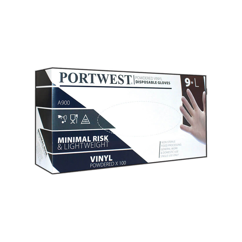 Powdered Vinyl Disposable Glove (Pk100)