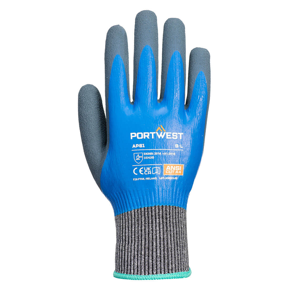 Cut D13 Latex Aqua Glove