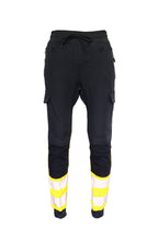 Slim Fit Stretch Hi-Vis Jogger With Knee Pad Pockets