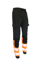 Slim Fit Stretch Hi-Vis Jogger With Knee Pad Pockets