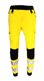 Slim Fit Stretch Hi-Vis Jogger With Knee Pad Pockets