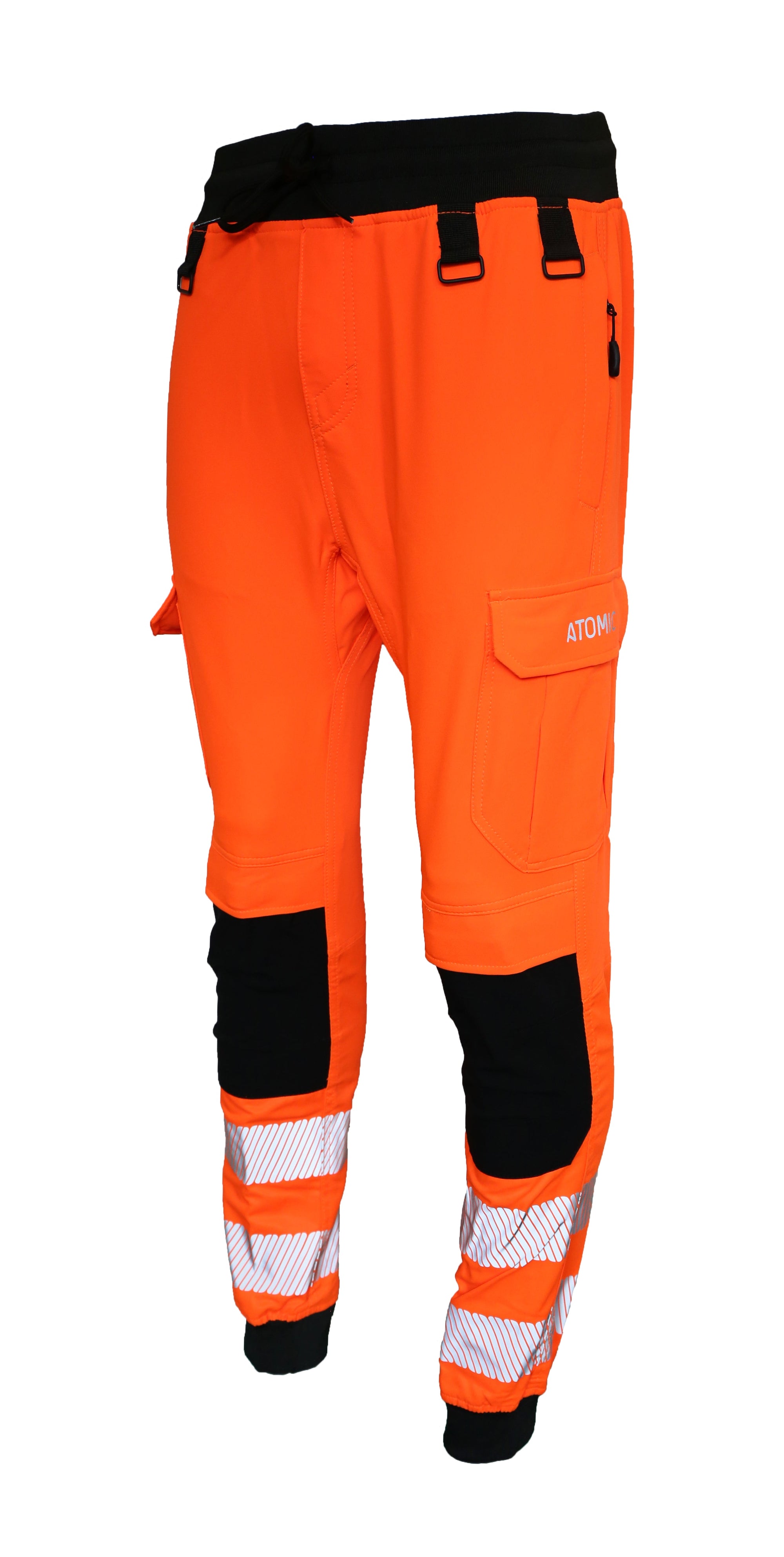Slim Fit Stretch Hi-Vis Jogger With Knee Pad Pockets