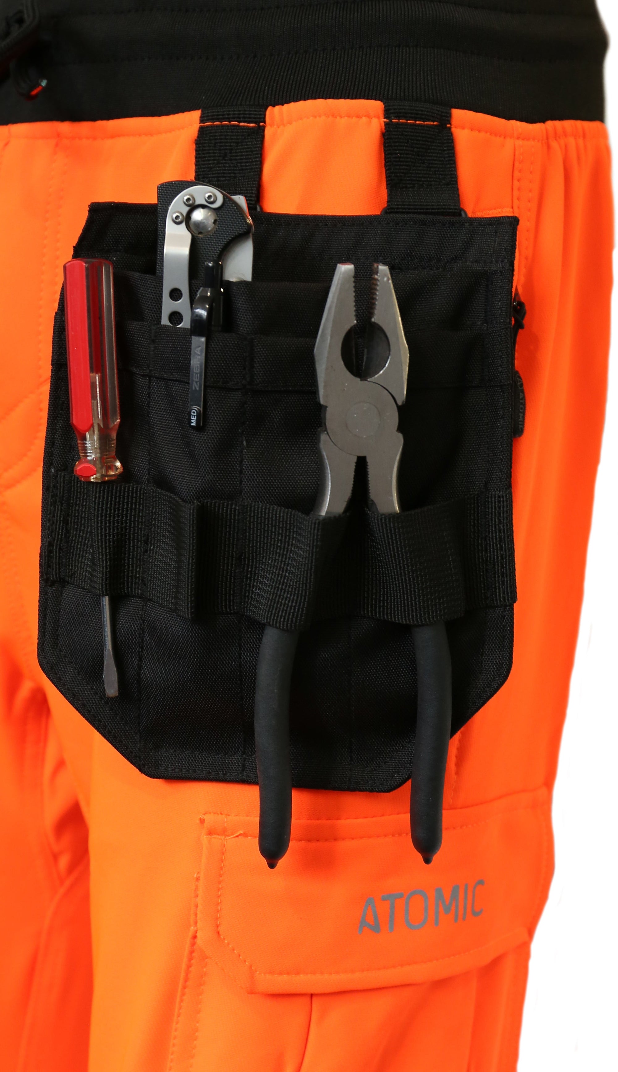 Slim Fit Stretch Hi-Vis Jogger With Knee Pad Pockets