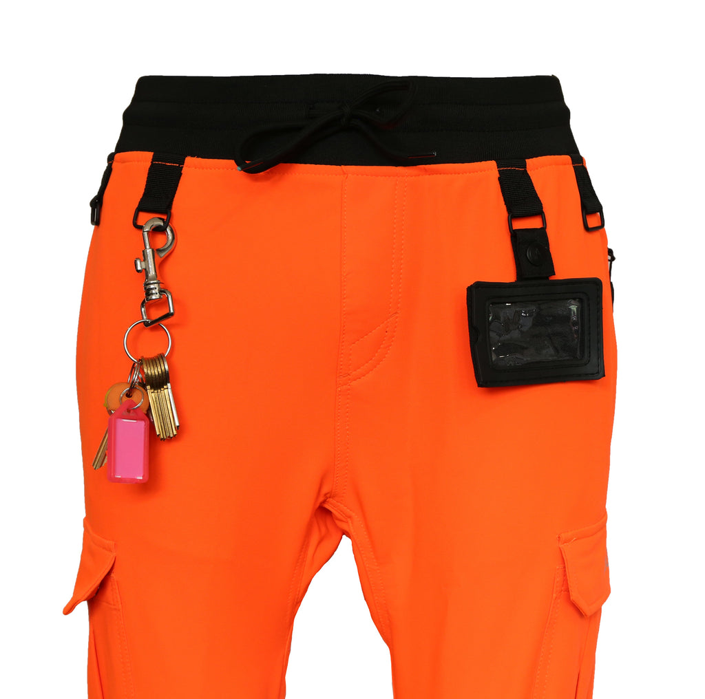 Slim Fit Stretch Hi-Vis Jogger With Knee Pad Pockets