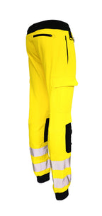 Slim Fit Stretch Hi-Vis Jogger With Knee Pad Pockets