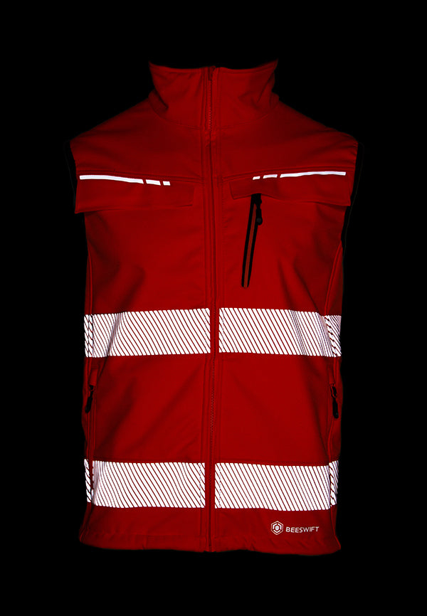 Deltic Hi-Vis Softshell Bodywarmer