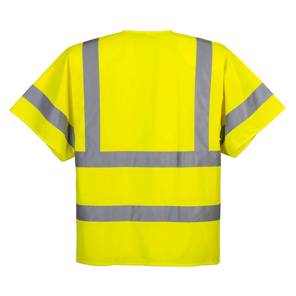 Hi-Vis Band and Brace Zip Vest S/S