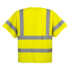 Hi-Vis Band and Brace Zip Vest S/S
