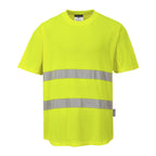 Hi-Vis Cotton Comfort Mesh Insert T-Shirt S/S