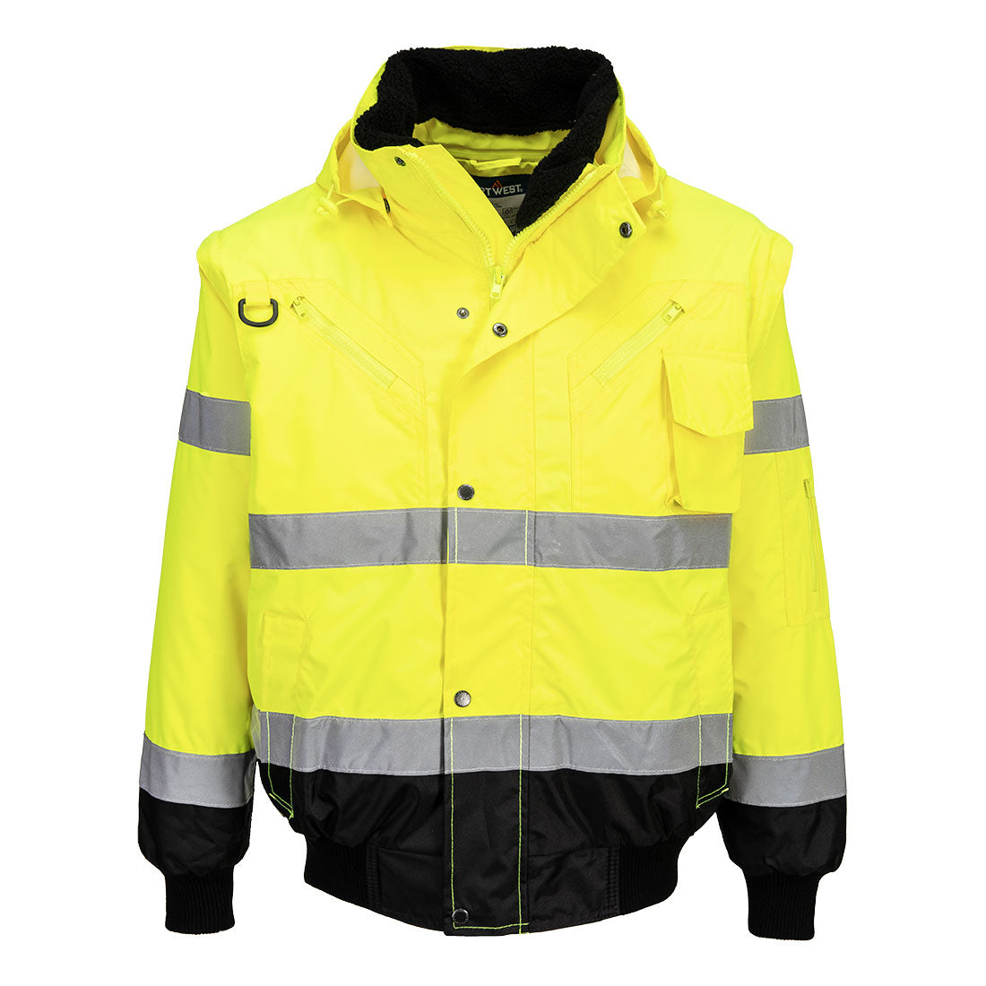 Hi-Vis 3-in-1 Contrast Bomber Jacket