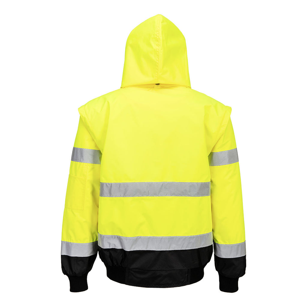 Hi-Vis 3-in-1 Contrast Bomber Jacket