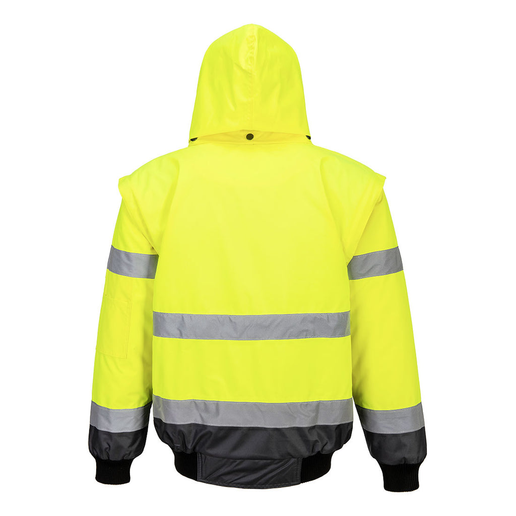 Hi-Vis 3-in-1 Contrast Bomber Jacket