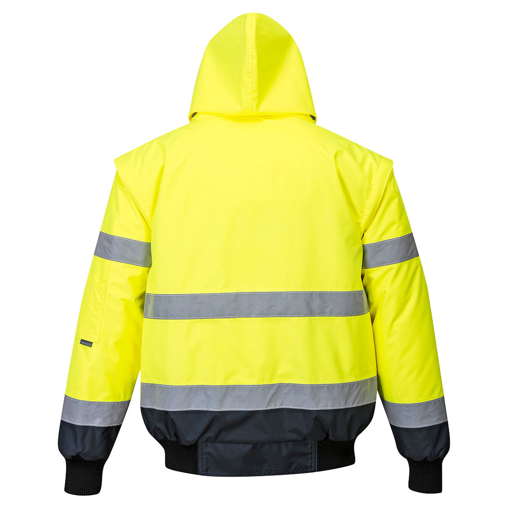 Hi-Vis 3-in-1 Contrast Bomber Jacket
