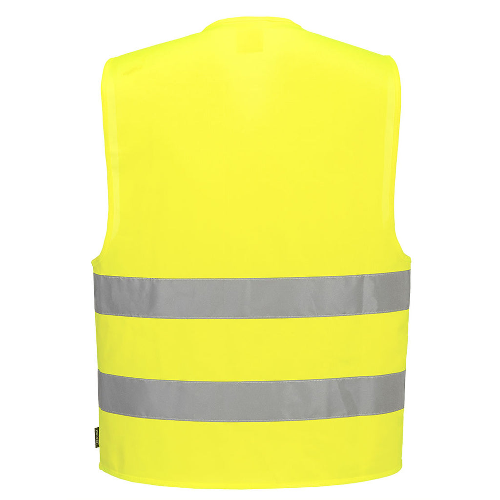 Hi-Vis Two Band Dual ID Holder Vest