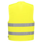 Hi-Vis Two Band Dual ID Holder Vest