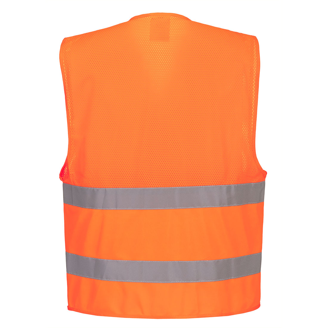 Hi-Vis Half Mesh Two Band Vest