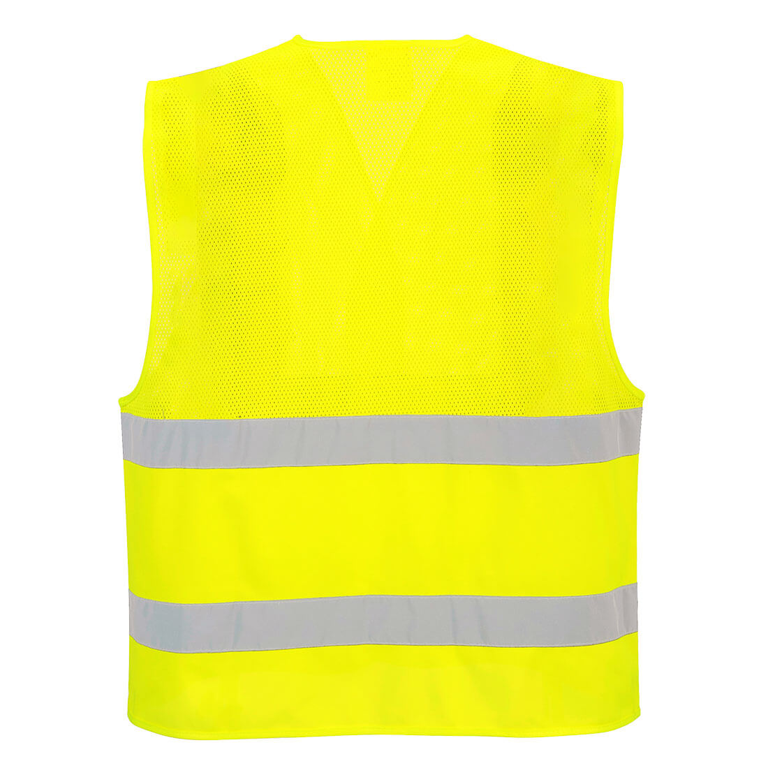 Hi-Vis Half Mesh Two Band Vest